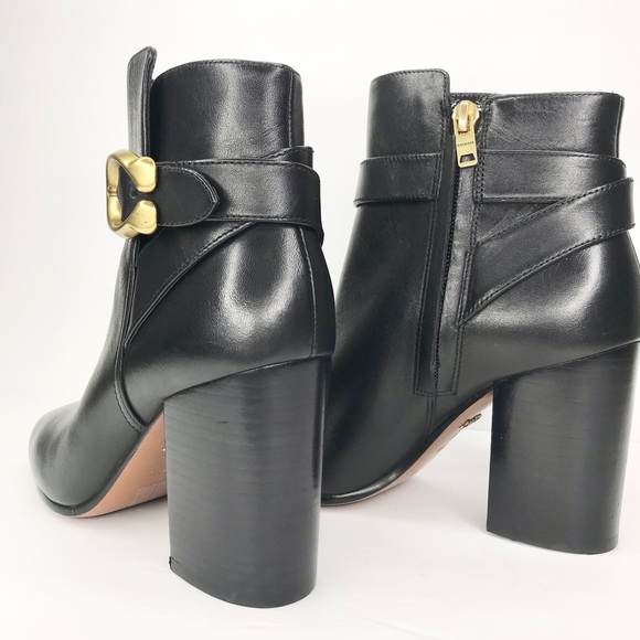 NWOB Coach Delaney Signature Buckle Heel Bootie - Picture 13 of 15